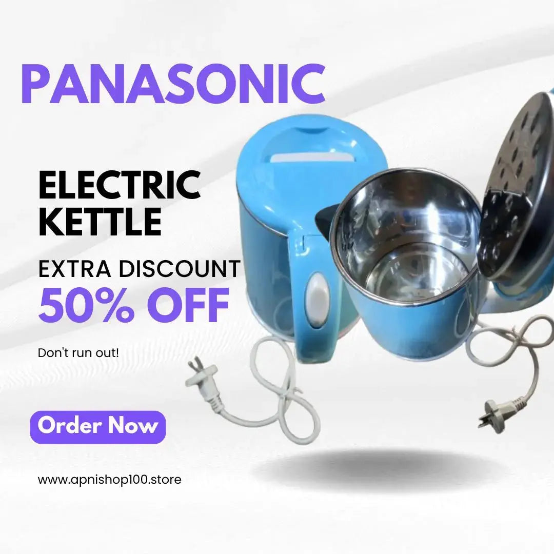 Electric Kettle Panasonic-quick Boil Durable And Safety Features Panasonic Kettle ApniShop100