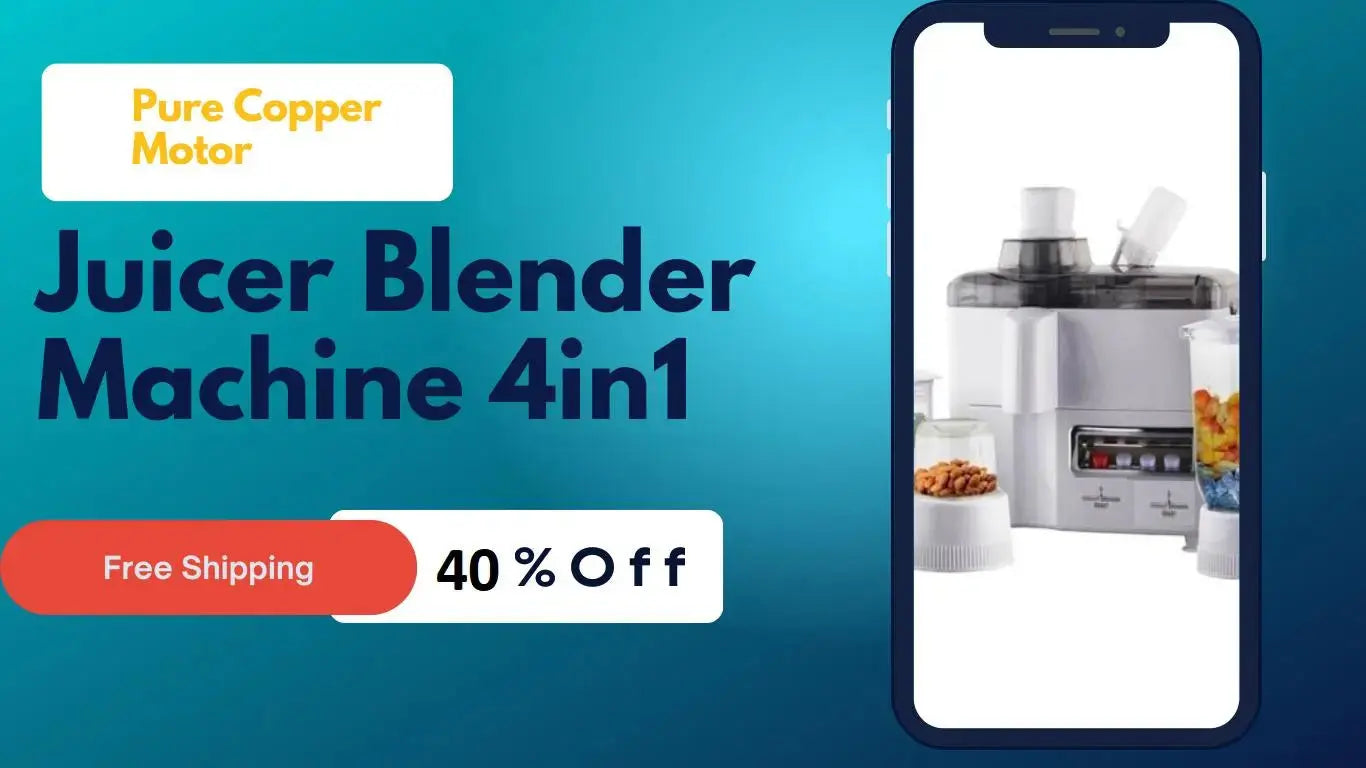 New 4-in-1 National Juicer Blender Machine with Pure Copper Motor - High Power & Versatile ApniShop100